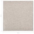 Miniatyrbild 8 av 8: vidaXL Textilplattor 20 st 5 m² 50x50 cm ljusbeige