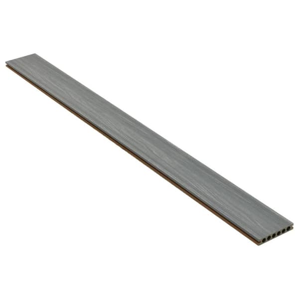 vidaXL WPC-golvplattor med tillbehör brun och grå 10 m² 2,2 m