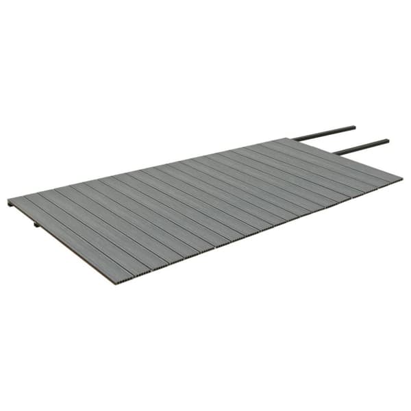 vidaXL WPC-golvplattor med tillbehör brun och grå 40 m² 2,2 m