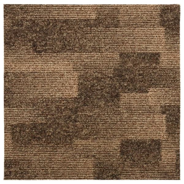 vidaXL Textilplattor 20 st 5 m² brun