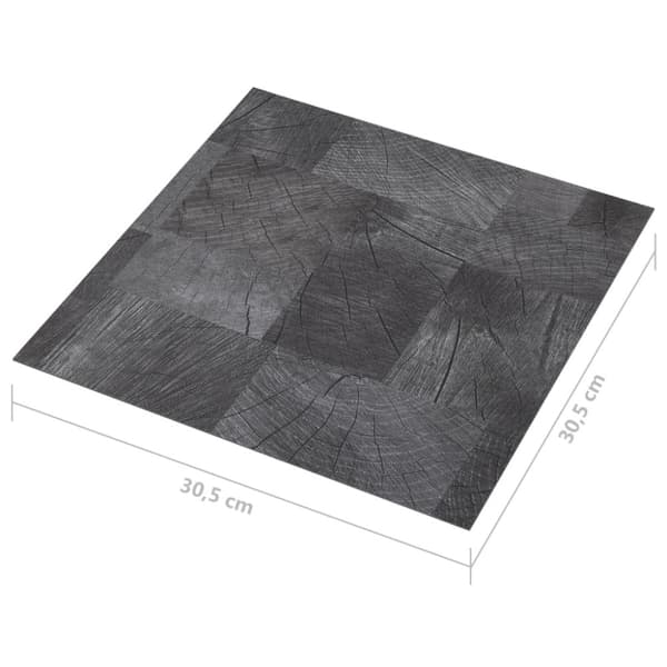 vidaXL Självhäftande golvplankor 20 st PVC 1,86 m² trästruktur