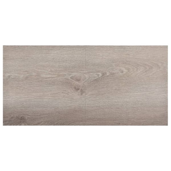 vidaXL Selvklebende gulvplanker 20 stk PVC 1,86 m² gråbrun