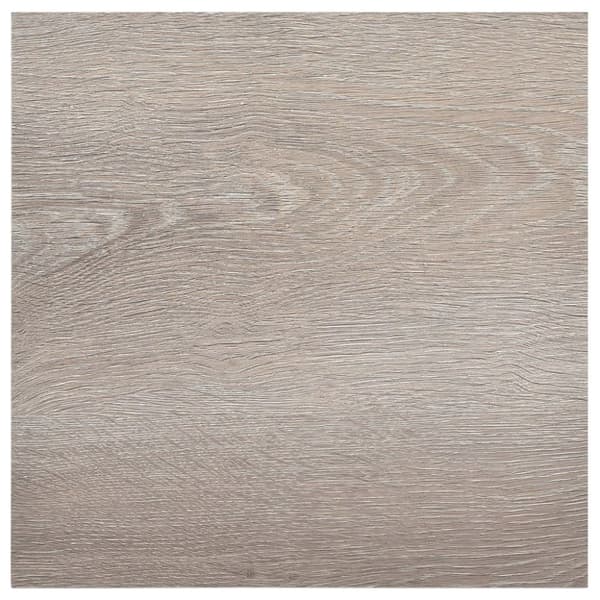 vidaXL Itsekiinnittyvä lattialankku 20 kpl PVC 1,86 m² harmaanruskea