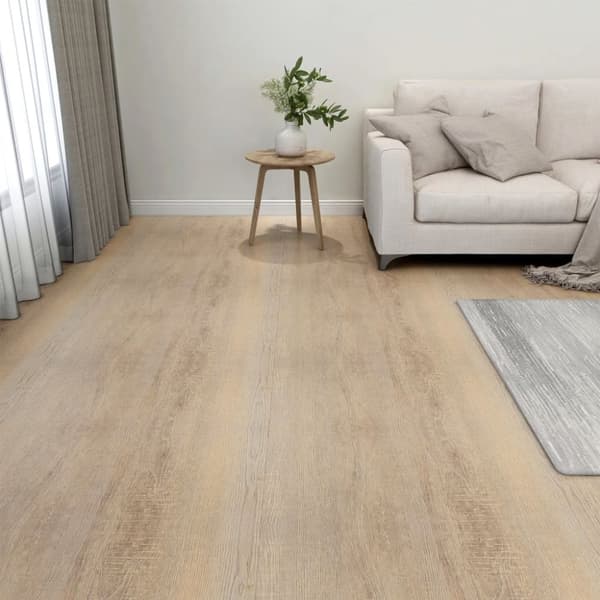 vidaXL Självhäftande golvplankor 20 st PVC 1,86 m² brun