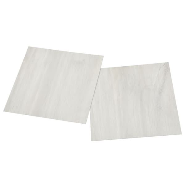 vidaXL Selvklebende gulvplanker 20 stk PVC 1,86 m² kremhvit