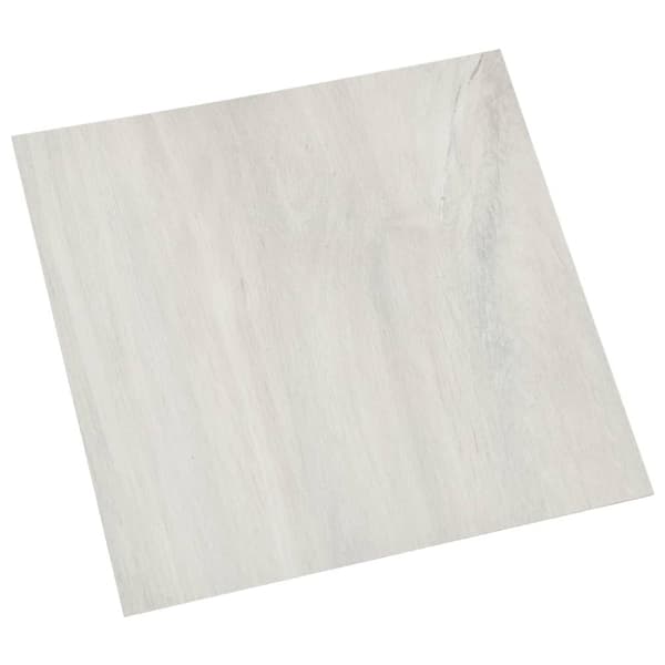 vidaXL Selvklebende gulvplanker 20 stk PVC 1,86 m² kremhvit