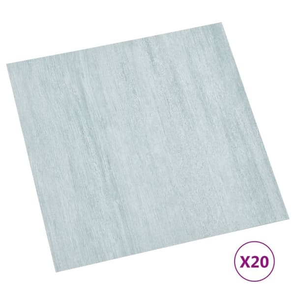 vidaXL Självhäftande golvplankor 20 st PVC 1,86 m² grön
