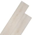Miniatyrbillede 2 af 8: vidaXL selvklæbende PVC-gulvplanker 5,21 m² 2 mm egetræ klassisk hvid