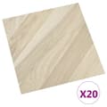 Pikkukuva 2 / 11: vidaXL Itsekiinnittyvät lattialankut 20 kpl PVC 1,86 m² beige raidat