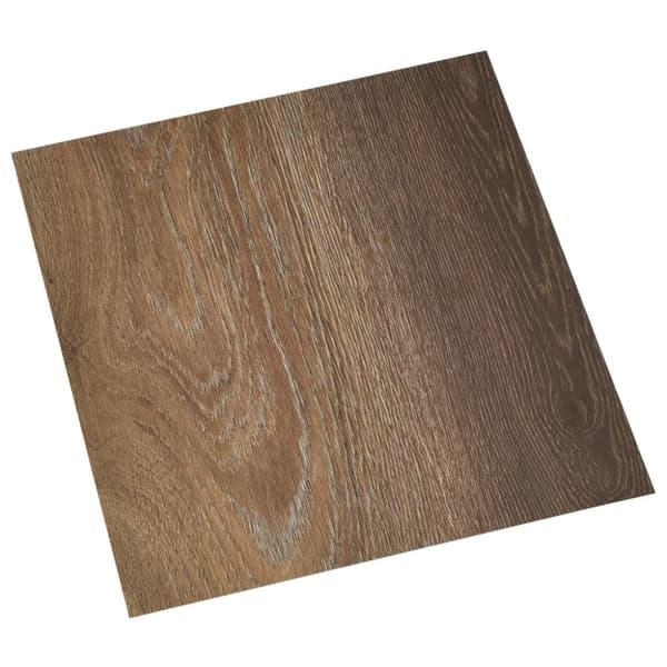 vidaXL Självhäftande golvplankor 20 st PVC 1,86 m² brun
