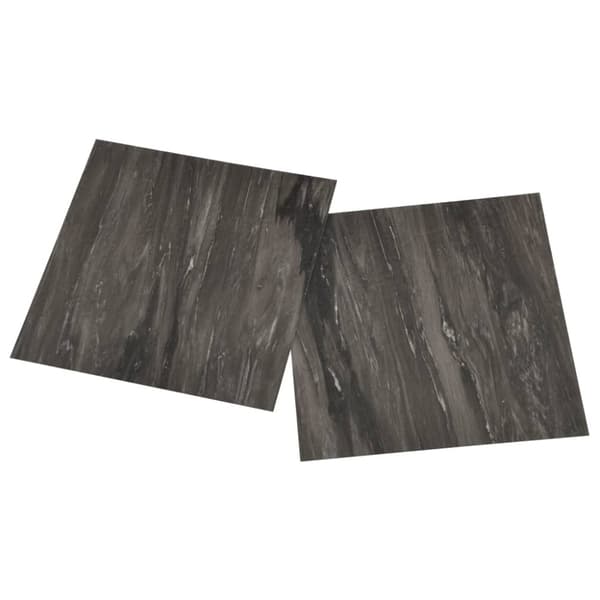 vidaXL Selvklebende gulvplanker 20 stk PVC 1,86 m² mørkegrå