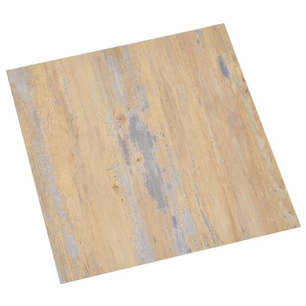 vidaXL Självhäftande golvplankor 20 st PVC 1,86 m² brun