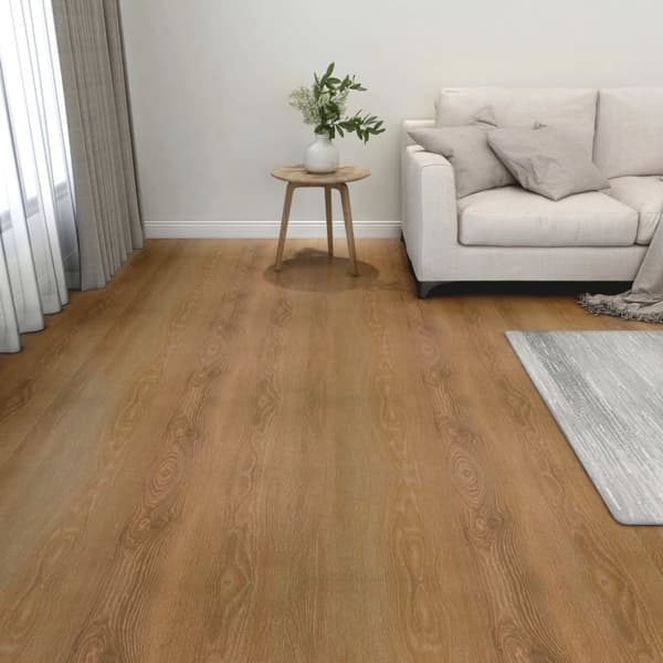 vidaXL Selvklebende gulvplanker 20 stk PVC 1,86 m² brun