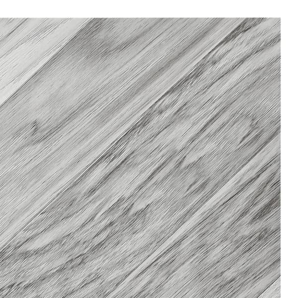 vidaXL Selvklebende gulvplanker 20 stk PVC 1,86 m² grå stripet