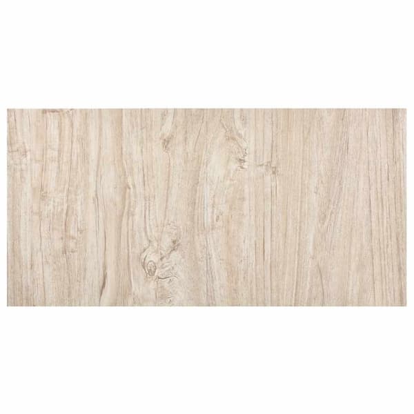 vidaXL Selvklebende gulvplanker 20 stk PVC 1,86 m² lysebrun