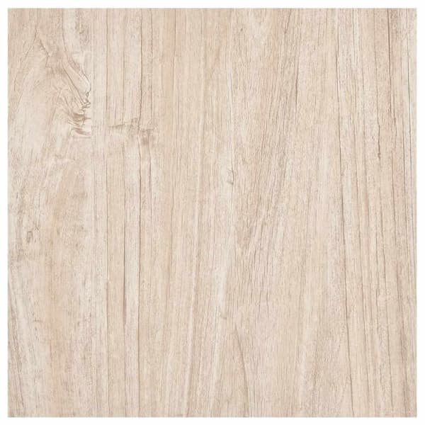 vidaXL Selvklebende gulvplanker 20 stk PVC 1,86 m² lysebrun