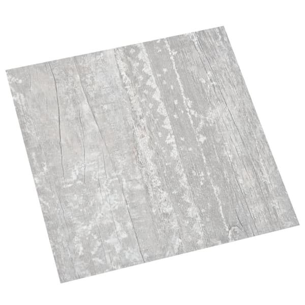 vidaXL Selvklebende gulvplanker 20 stk PVC 1,86 m² grå