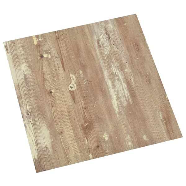 vidaXL Selvklebende gulvplanker 20 stk PVC 1,86 m² brun