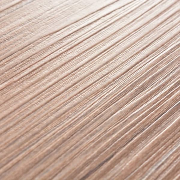vidaXL Selvklebende PVC gulvplanker 5,21 m² 2 mm brun eik
