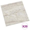 Miniatyrbillede 2 af 11: vidaXL selvklæbende gulvbrædder 20 stk. 1,86 m² PVC beige