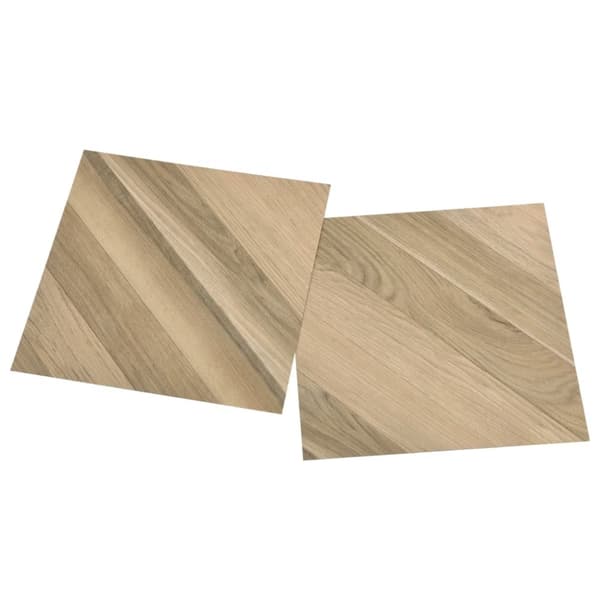 vidaXL Selvklebende gulvplanker 20 stk PVC 1,86 m² brun stripet