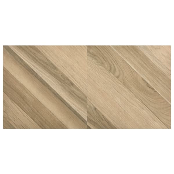 vidaXL Selvklebende gulvplanker 20 stk PVC 1,86 m² brun stripet