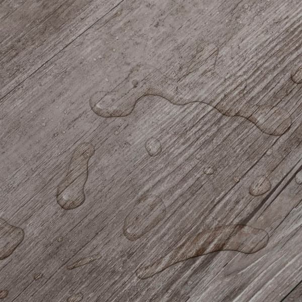 vidaXL selvhæftende PVC-gulvplanker 5,21 m² 2 mm mat træbrun