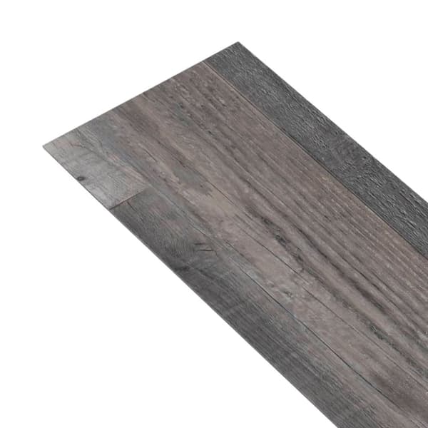 vidaXL Selvklebende PVC-gulvplanker 5,21 m² 2 mm industrielt tre