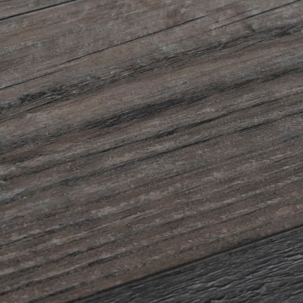 vidaXL Itsekiinnittyvät PVC-lattialankut 5,21 m² 2 mm teollinen puu