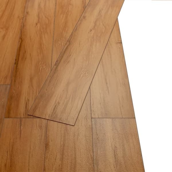 vidaXL selvklæbende gulvbrædder 2,51 m² 2 mm PVC naturlig elm