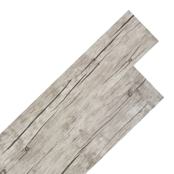vidaXL Självhäftande PVC-golvbrädor 2,51 m² 2 mm ekfärgad