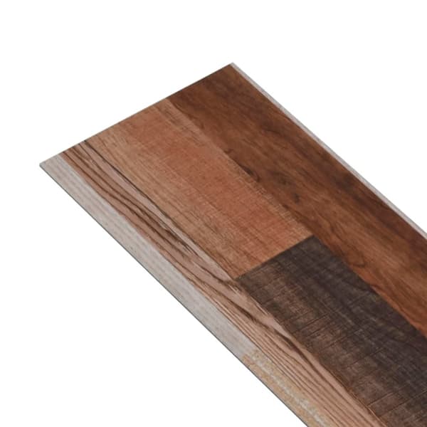 vidaXL Selvklebende PVC-gulvplanker 2,51 m² 2 mm flerfarget