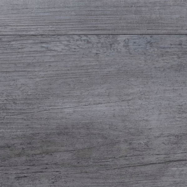 vidaXL Selvklebende PVC gulvplanker 2,51 m² 2 mm matt tregrå