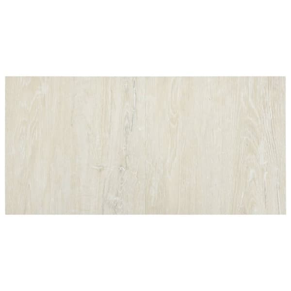 vidaXL Selvklebende gulvplanker 55 stk PVC 5,11 m² kremhvit