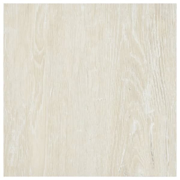 vidaXL Självhäftande golvplankor 55 st PVC 5,11 m² gräddvit