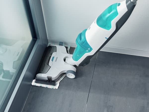 Leifheit Regulus Aqua PowerVac Pro - Sug, golvtorkning, moppning och torkning i ett
