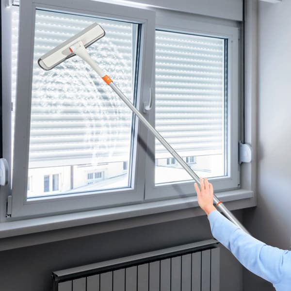 Autonpesuharja Teleskooppinen tuulilasinpuhdistusaine 121,9 cm tuulilasinpuhdistustyökalu jatkettavalla kahvalla, autonpuhdistusharjasarja
