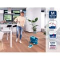 Pikkukuva 2 / 6: LEIFHEIT Clean Twist M Ergo mobile 52121 Lattianpuhdistussetti - Lattiamoppi kannella, helposti pyörivällä ämpärillä, pyörillä