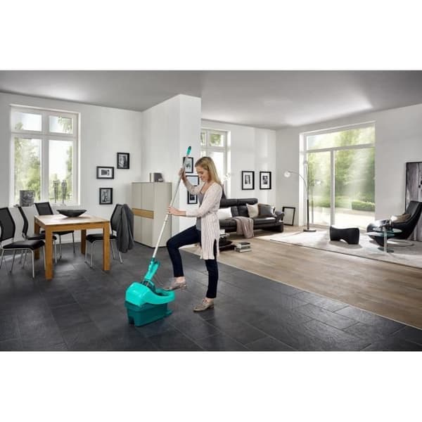 LEIFHEIT PROFI-set med Profi-hjul - Med duo-microöverdrag - 42 cm rengöringsbredd