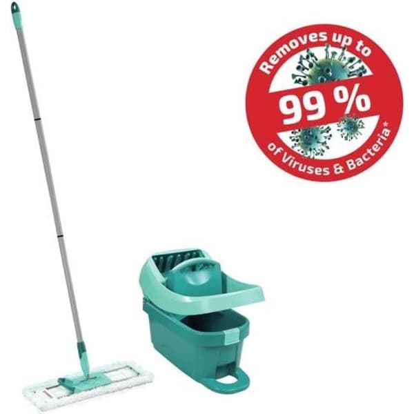 LEIFHEIT PROFI-set med Profi-hjul - Med duo-microöverdrag - 42 cm rengöringsbredd