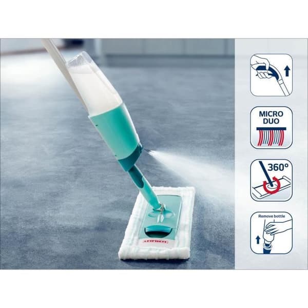 LEIFHEIT Easy Spray XL 56690 - Comfort-ruiskuharja, jossa on kahvassa oleva ruiskutussäiliö