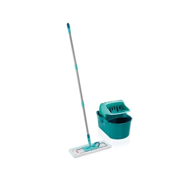 LEIFHEIT Set Profi Compact platt kvast - 42 cm - 140 cm stålhandtag