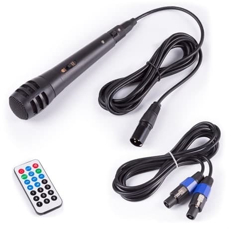 Vonyx VPS152A Aktivt högtalarset, 15", LED, Stativ, BT
