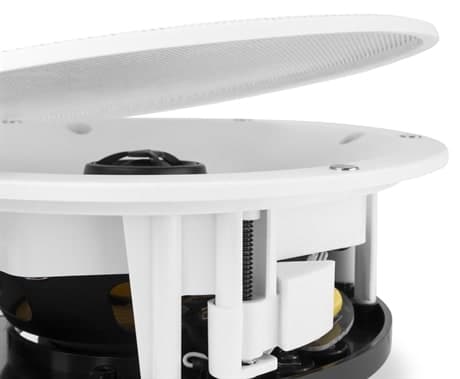 Power Dynamics WCS50 Aktiv Takhögtalare, Koaxial, set Wifi, BT, 5,25", Vit