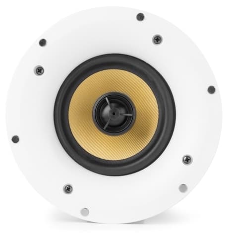 Power Dynamics WCS50 Aktiv Takhögtalare, Koaxial, set Wifi, BT, 5,25", Vit