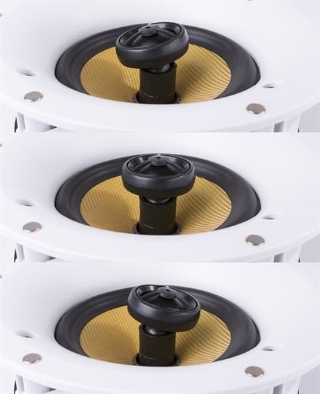 Power Dynamics WCS50 Aktiv Takhögtalare, Koaxial, set Wifi, BT, 5,25", Vit