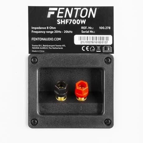 Fenton SHF700W hi-fi högtalarset 400W Peak effekt- 2x 6,5" - Vit