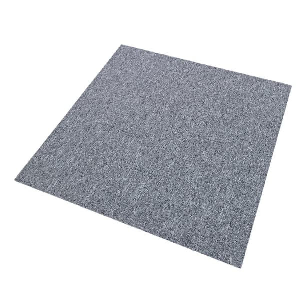 40 Tekstilfliser, 10 kvm (Platinum Grey og Blue) | Tekstilfliser, Kontor, Gulvfliser, Modulære systemer, Tæppefliser | MonsterShop