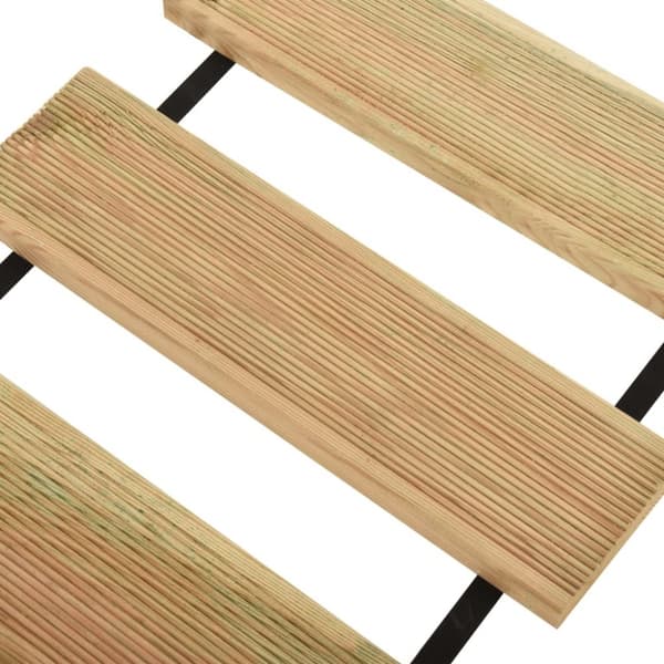 vidaXL Trätrall på rulle 35x300 cm impregnerad furu