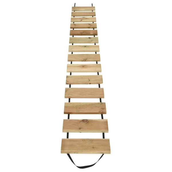 vidaXL Trätrall på rulle 35x300 cm impregnerad furu